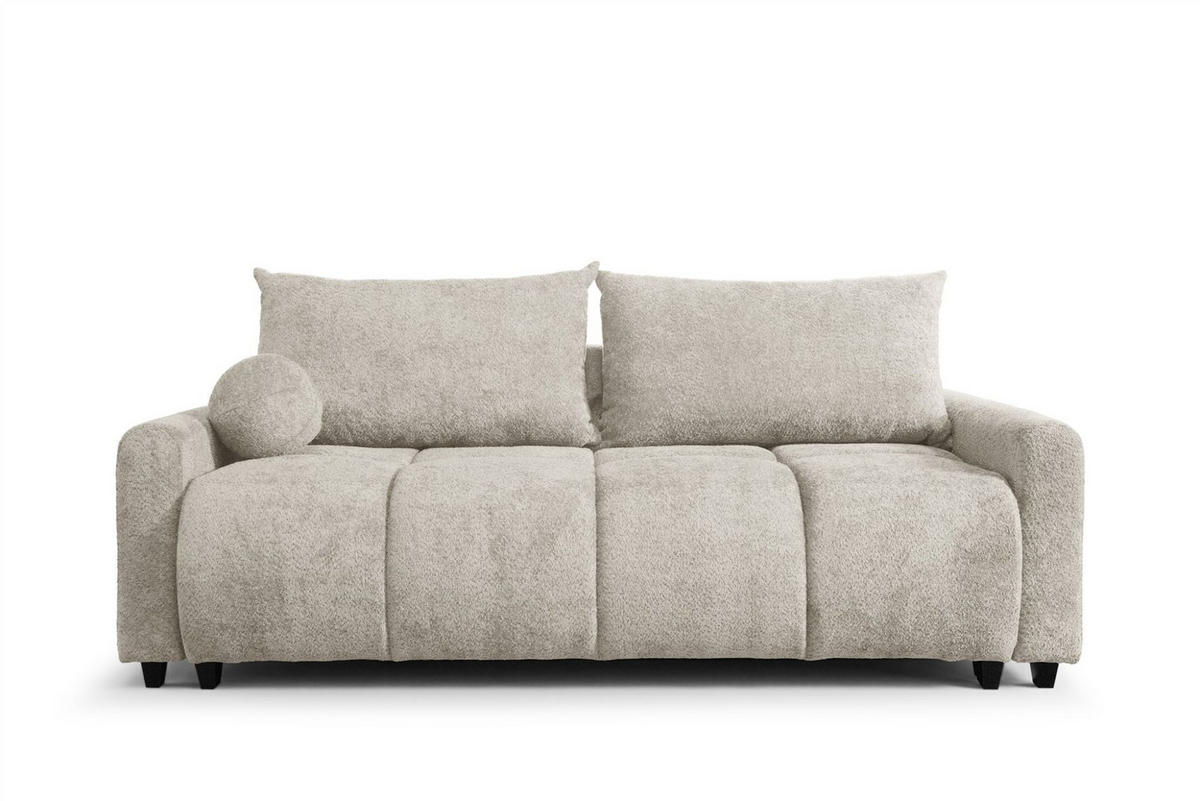 SCHLAFSOFA Giana - Beige, Holzwerkstoff/Textil (230/100/100cm) - Fun Möbel
