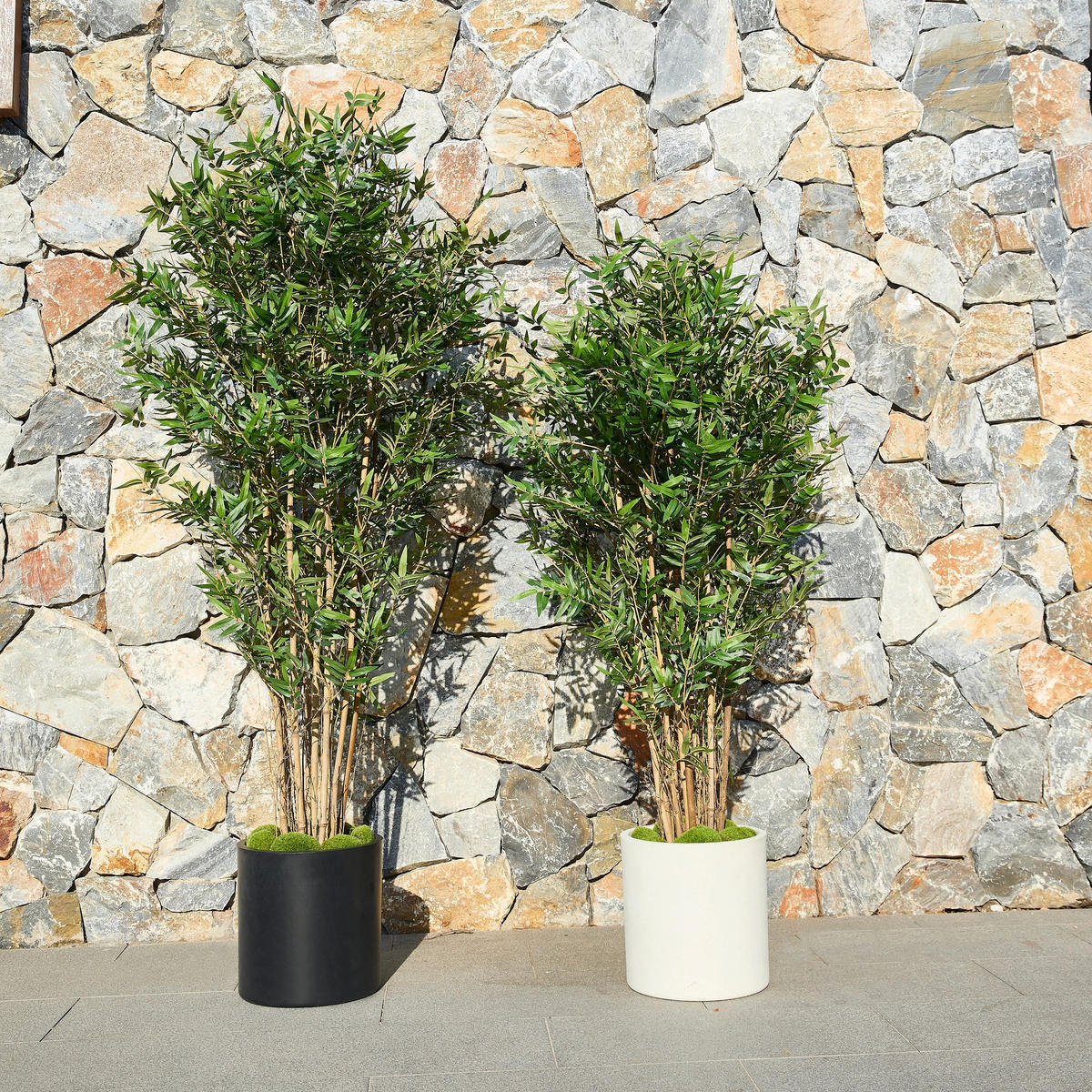 KUNSTBAUM Künstlicher Bambus – Renjirō 180 cm - Grün, Kunststoff (180cm) - aplanta