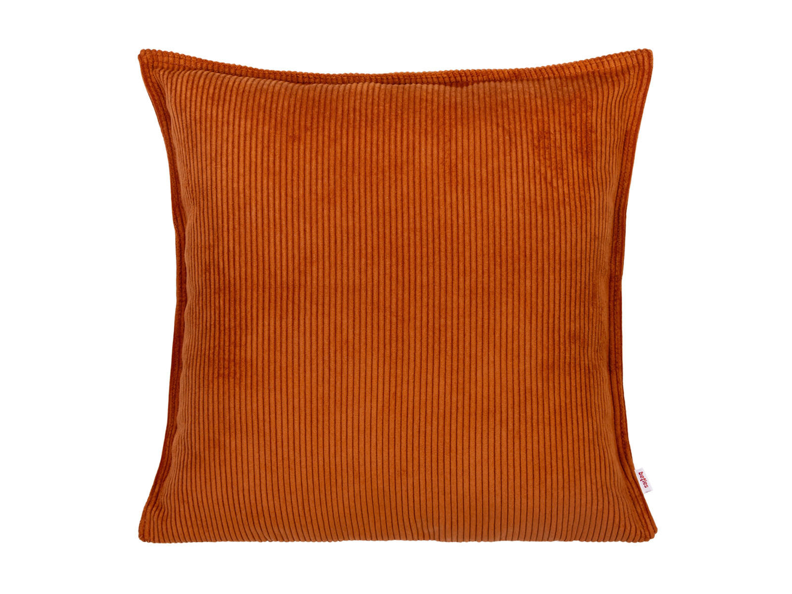 KISSENHÜLLE HYggelig No.1 rost-rot Cord-Samt 50/50 cm - Rostfarben, Textil (50/50cm) - beties Heimtextil