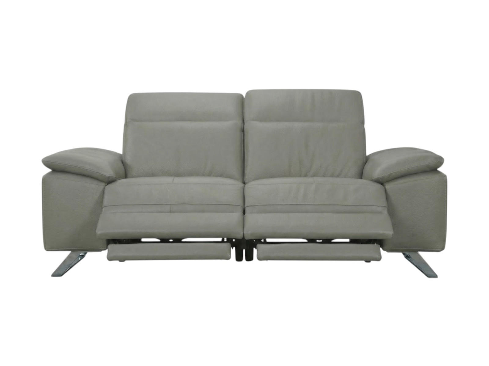 XXXLutz 3-Sitzer Hellgrau 220x80x104 cm