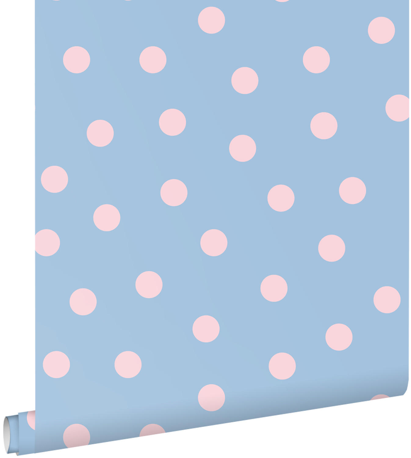 TAPETE Punkte 50 x 900 cm - Pink, Papier (50/0.1cm) - ESTAhome