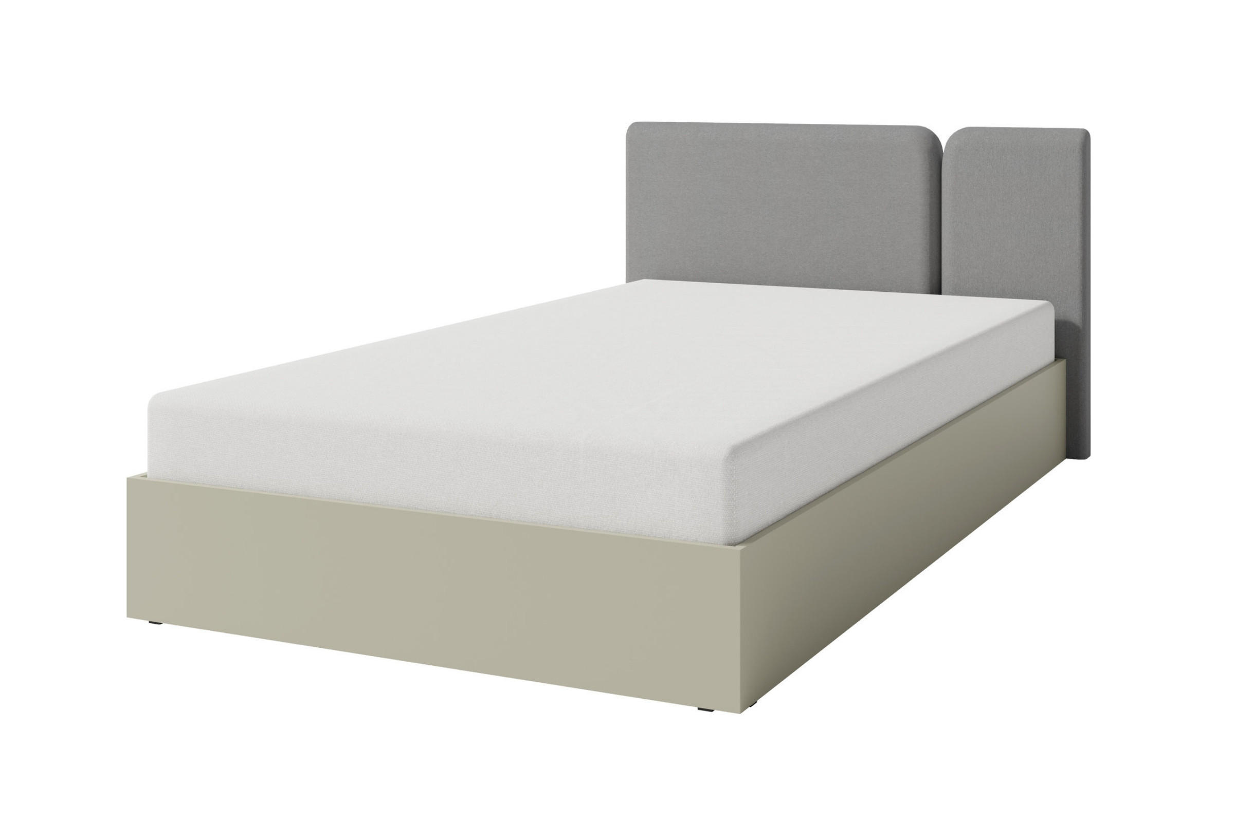 JUGENDBETT LIBU 14 120/200 in Eukalyptus / Baltic Düne Eiche - Alteiche/Eukalyptusholzfarben, Holzwerkstoff (120/200cm) - Deine Möbel 24