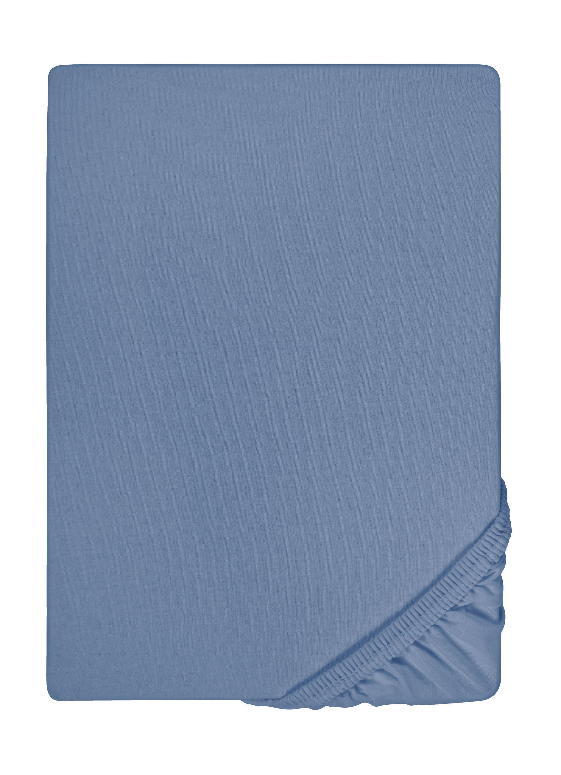 biberna Spannbetttuch Blau 70x140 cm