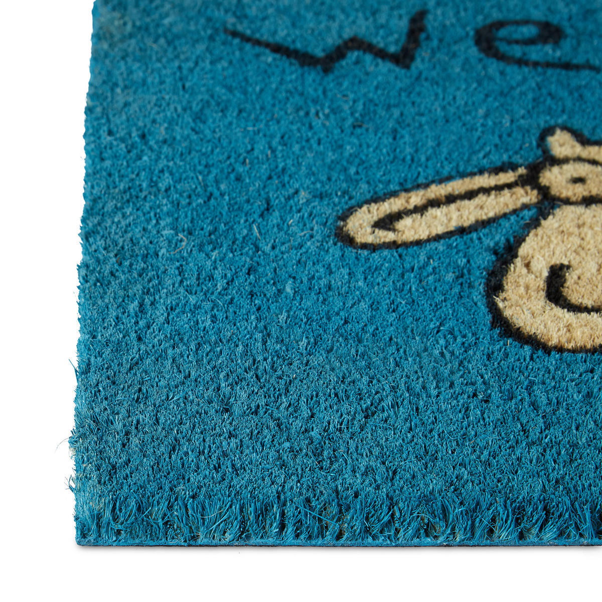 FUSSMATTE - Blau, Kunststoff/Textil (40/60cm) - Relaxdays