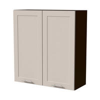 HÄNGESCHRANK Oslo W4/90 Lava / Kaschmir Matt 90 / 32,5 / 96cm - Kaschmir/Dunkelgrau, Holz/Holzwerkstoff (90/96/32.5cm) - Feldmann-Wohnen