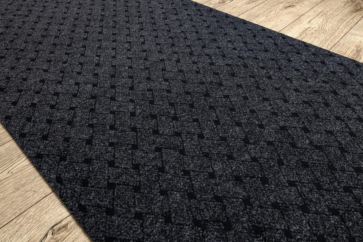 TÜRMATTE rutschfest VECTRA 200/150 cm - Anthrazit, Textil (200/150cm) - rugsX