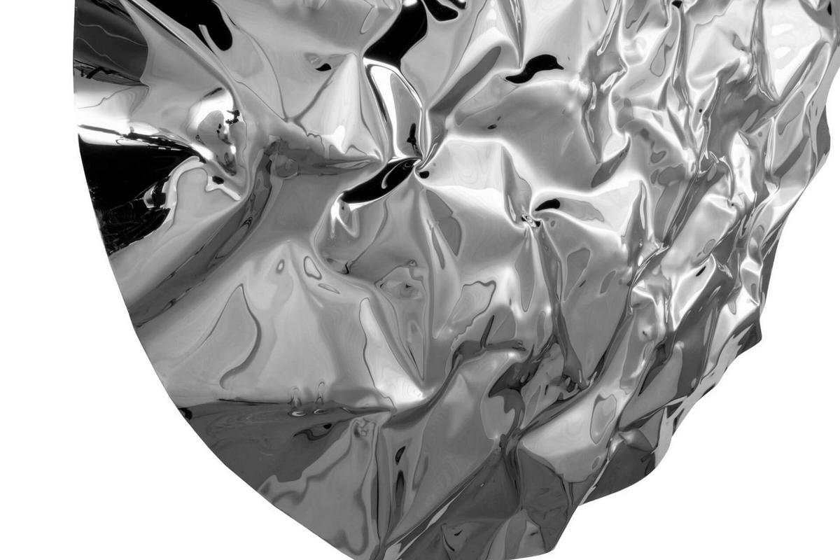 WANDDEKO Silber 80/80 cm - Silberfarben, Metall (3.6/80/7cm) - KUNSTLOFT