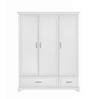 KINDERKLEIDERSCHRANK Melody_3, 3-türig – ideal für das Kinderzimmer - Weiß, Holzwerkstoff (145/180/53cm) - RAUMHIRSCH FURNITURE