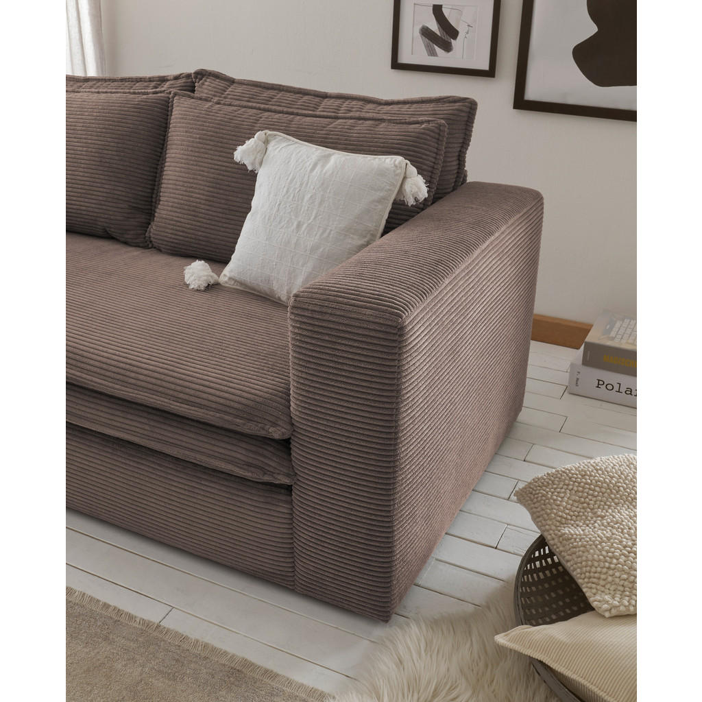 Thumbnail - Furn.Design Sofa, Braun, Textil, Nachbildung, 2-Sitzer, 180x83x91 cm, Wohnzimmer, Sofas & Couches, Sofas, 2-Sitzer Sofas