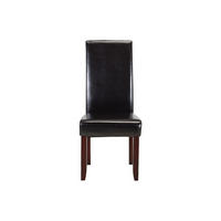 STUHL - 47 cm x 63 cm - kunstleder - schokoladenbraun Rovigo - Braun, Leder (47/107/63cm) - Vente-Unique