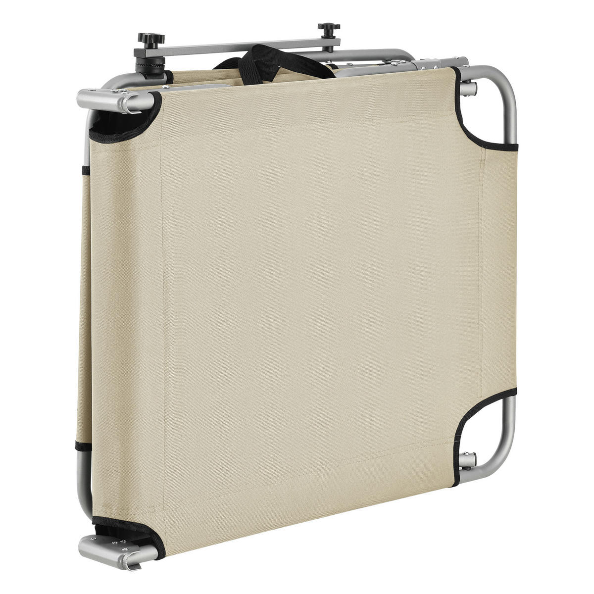 SONNENLIEGE-SET 2 TLG. Argozelo - Beige, Metall (186/24/55cm) - casa.pro