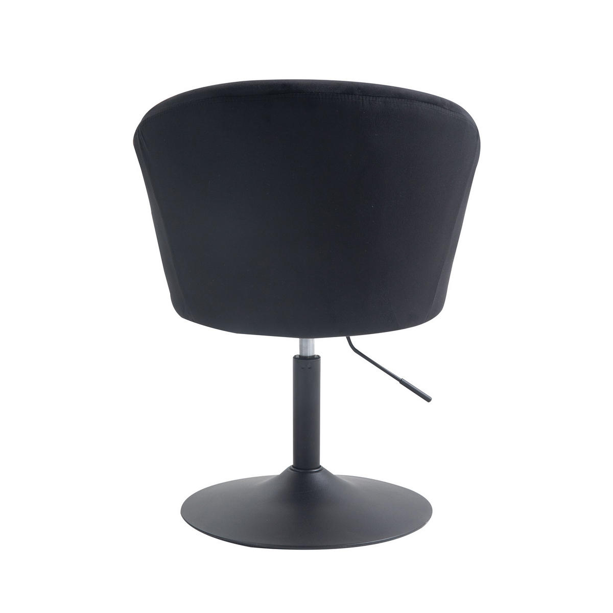 LOUNGESESSEL JAMAIKA mit Armlehnen Samt - Schwarz, Textil (59/95/59cm) - SVITA