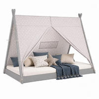 KINDERBETT mit Stauraum 90/200 cm grau - Grau, Holz (208/132/105cm) - Homestyle4u