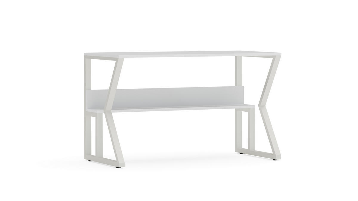 COMPUTERTISCH Wake - Weiß, Holzwerkstoff (120/60/72.8cm) - Decorotika