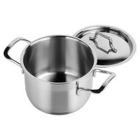 KOCHTOPF Anett mit Edelstahldeckel silber - Silberfarben, Metall (1.5cm) - Orion 