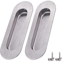 MÖBELGRIFF Vintage Schwarz 2er-Set Edelstahl - Multicolor, Metall (4/1/1.4cm)