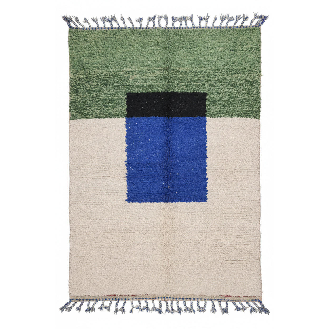 BERBERTEPPICH aus reiner Wolle 248x 308 cm - Grün, Naturmaterialien (248/308cm) - AFK Living
