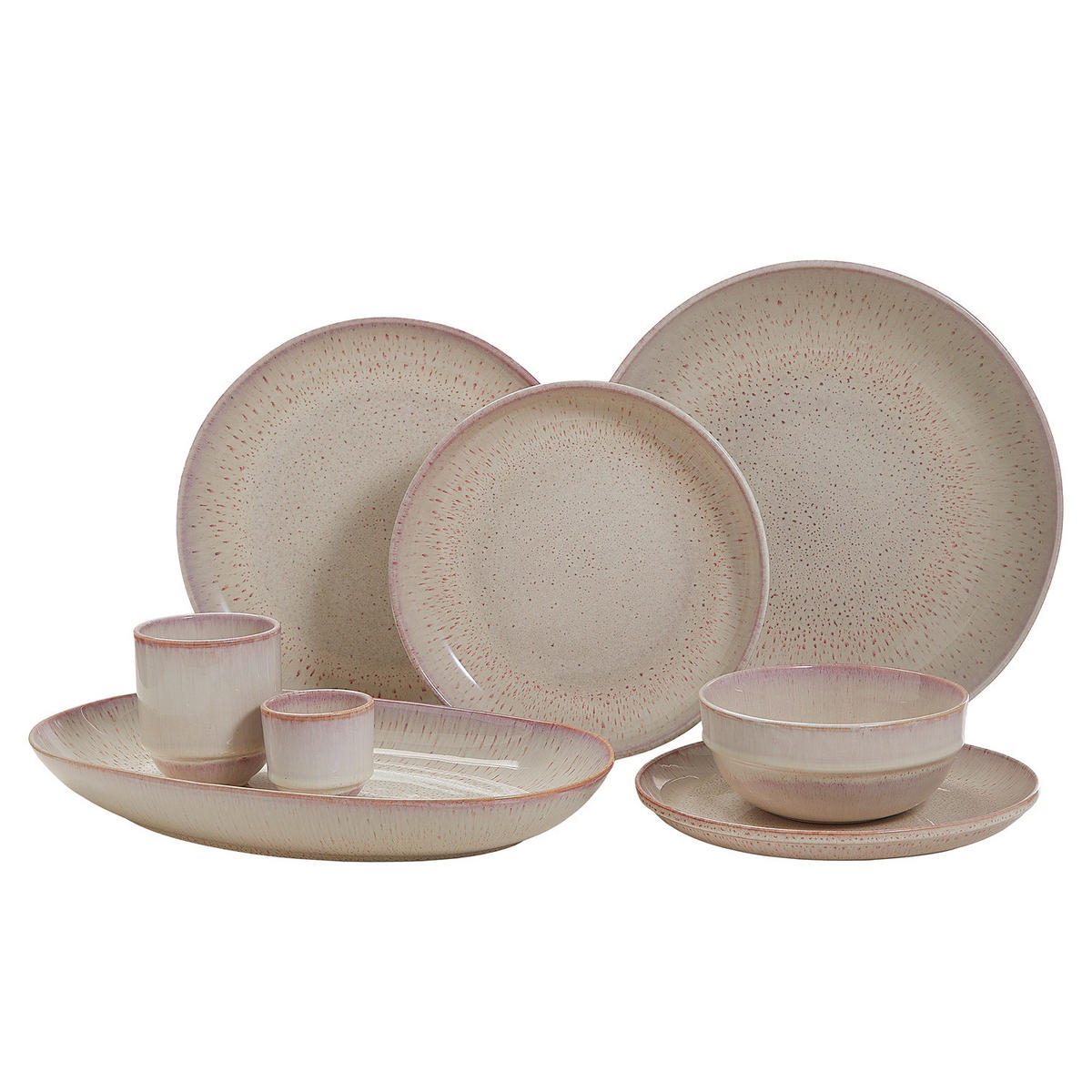 SALATSCHALE Tavira 1,9L - Rosa, Keramik (30/30/8cm) - Butlers