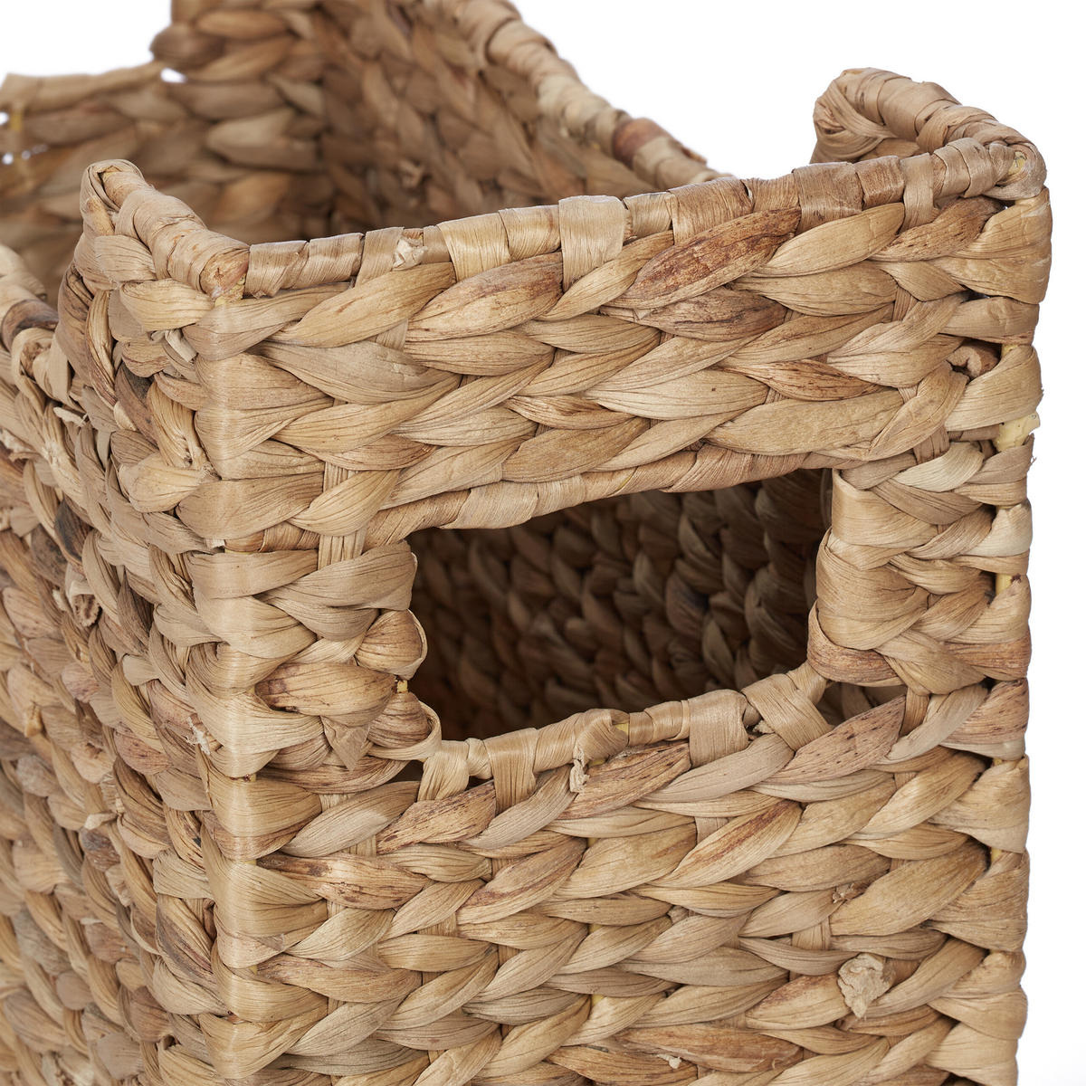 ZEITUNGSSTÄNDER - Hellbraun, Textil (34.5/25/15.5cm) - Relaxdays