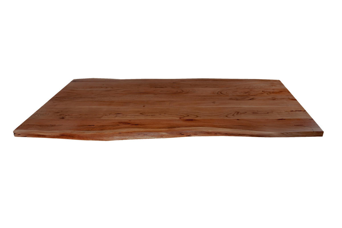 ESSTISCH THEA - Schwarz/Braun, Holz/Metall (100/200/77cm) - SAM