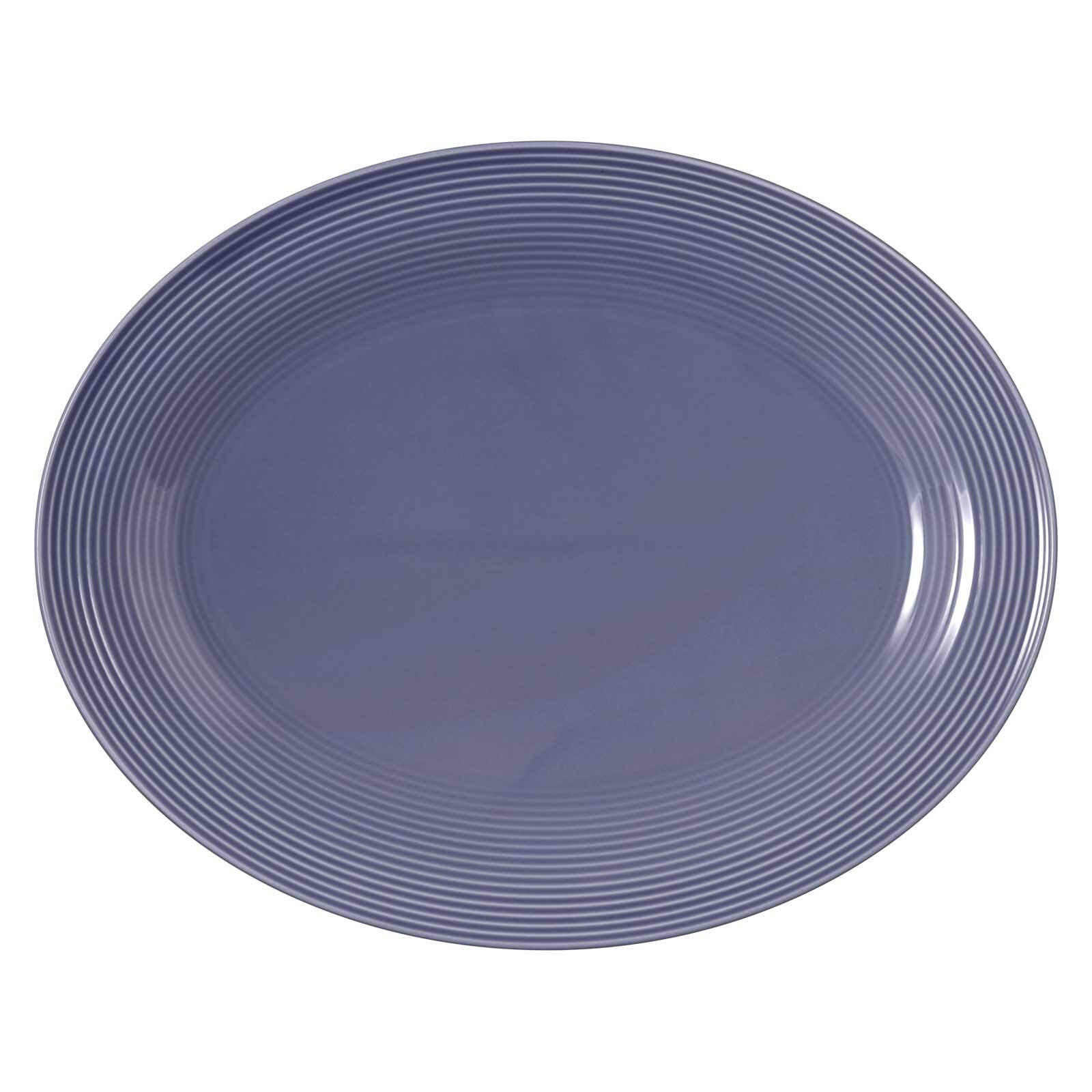 SERVIERPLATTE Beat Color Glaze Fliederblau 35 x 28 cm - Violett, Keramik (28/2.2/35.3cm) - Seltmann Weiden