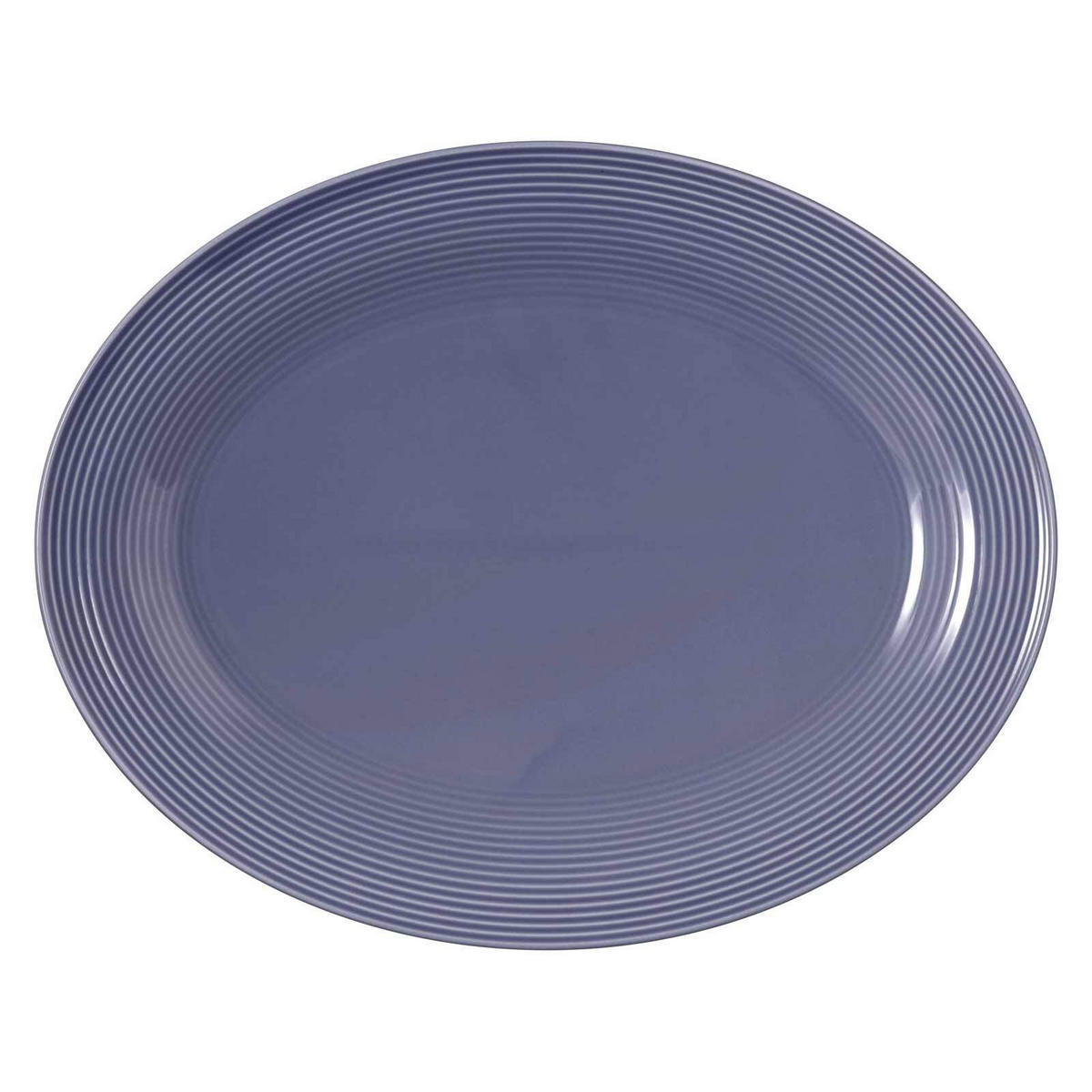 SERVIERPLATTE Beat Color Glaze Fliederblau 35 x 28 cm - Violett, Keramik (28/2.2/35.3cm) - Seltmann Weiden