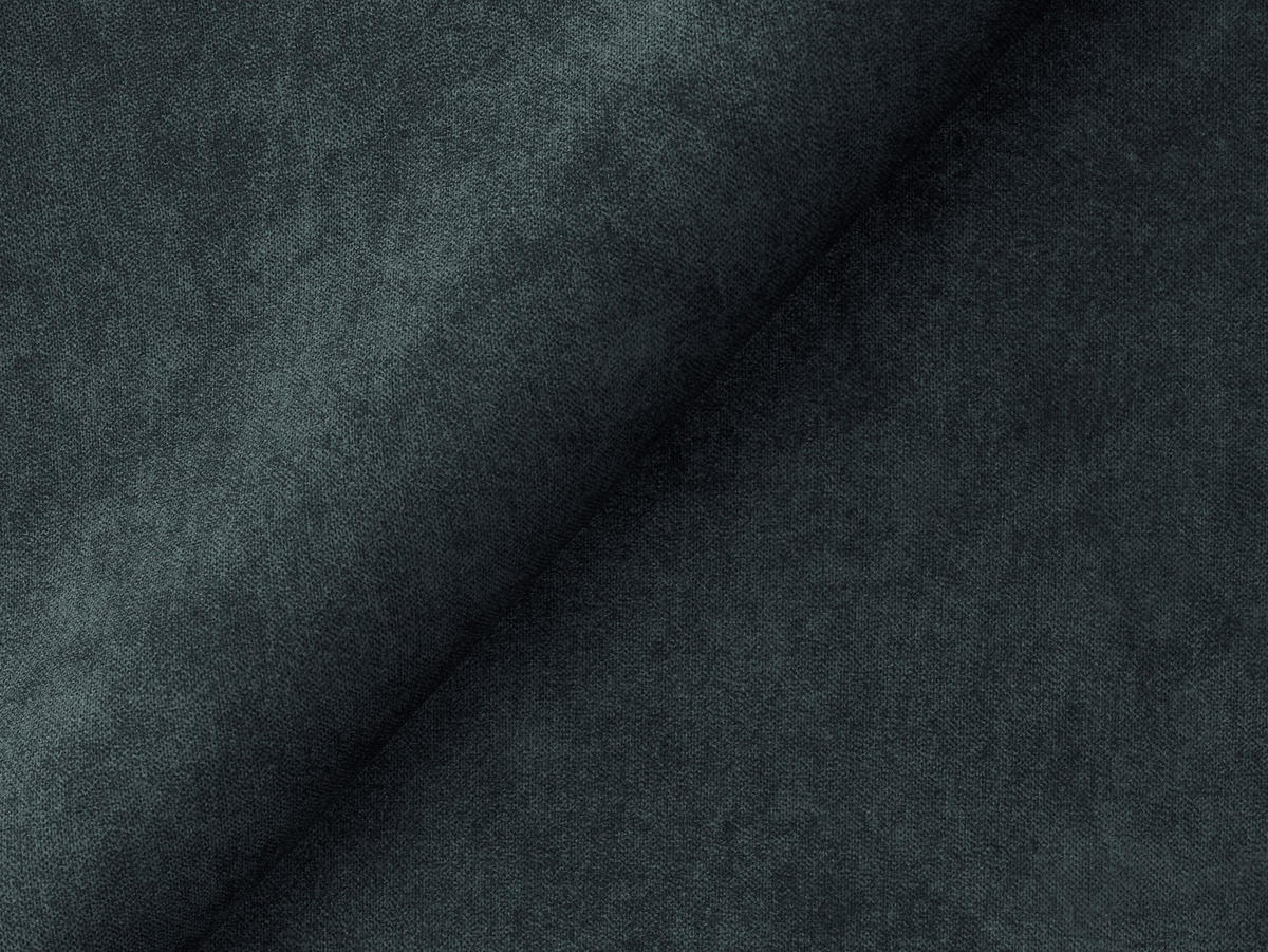 SOFAELEMENT Samt Stoff Blau - Petrol/Schwarz, Holzwerkstoff/Kunststoff (75/77/90cm) - Makamii