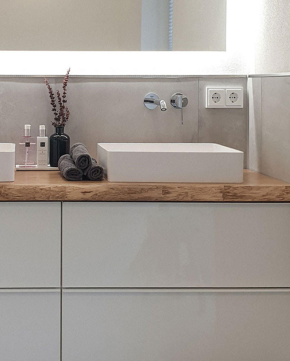 GÄSTETÜCHER, 10er-Set, 30x50 cm, 100% Baumwolle, Grau - Anthrazit, Textil (30/50cm) - Zollner