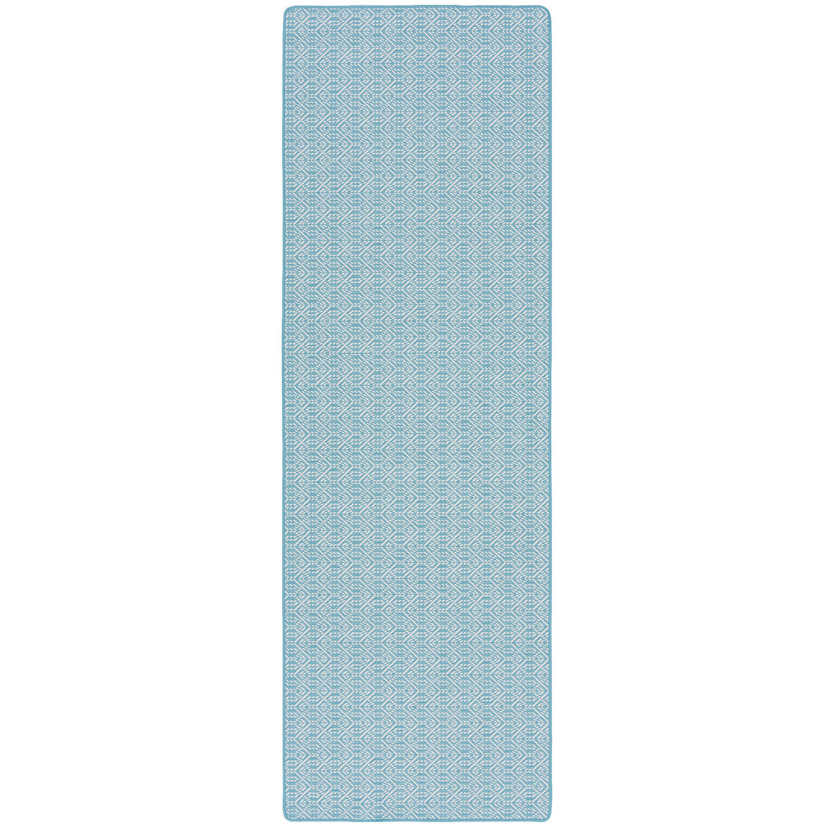 IN- UND OUTDOOR TEPPICH LÄUFER BEIDSEITIG CAPE COD - Hellblau, Textil (100/200cm) - Snapstyle