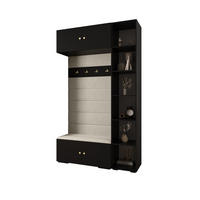 GARDEROBEN-SET 236,7/140/47 - Beige/Goldfarben, Holz/Metall (140/236.7/47cm) - Abiks Möbel