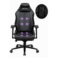 GAMING-BÜROSTUHL Heavy SMI Schwarz - Schwarz, Metall (55/137/49cm) - MaxPodium