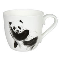 KAFFEEBECHER Amazing Animals - Panda - Naturfarben, Keramik (0.43L) - Könitz