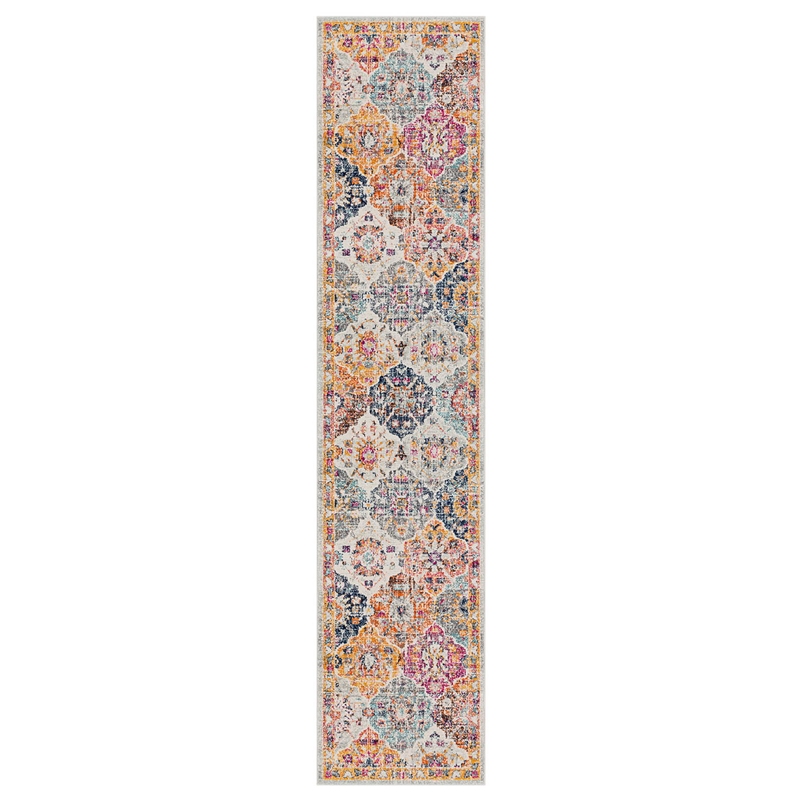 VINTAGE-TEPPICH 80/365 cm Dunkelorange - Multicolor/Orange, Textil (80/365cm) - LIVABLISS