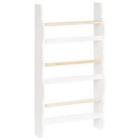 RAFT DE PERETE 80 cm alb Rigolet - alb, compozit lemnos (43/80/14cm) - Beliani