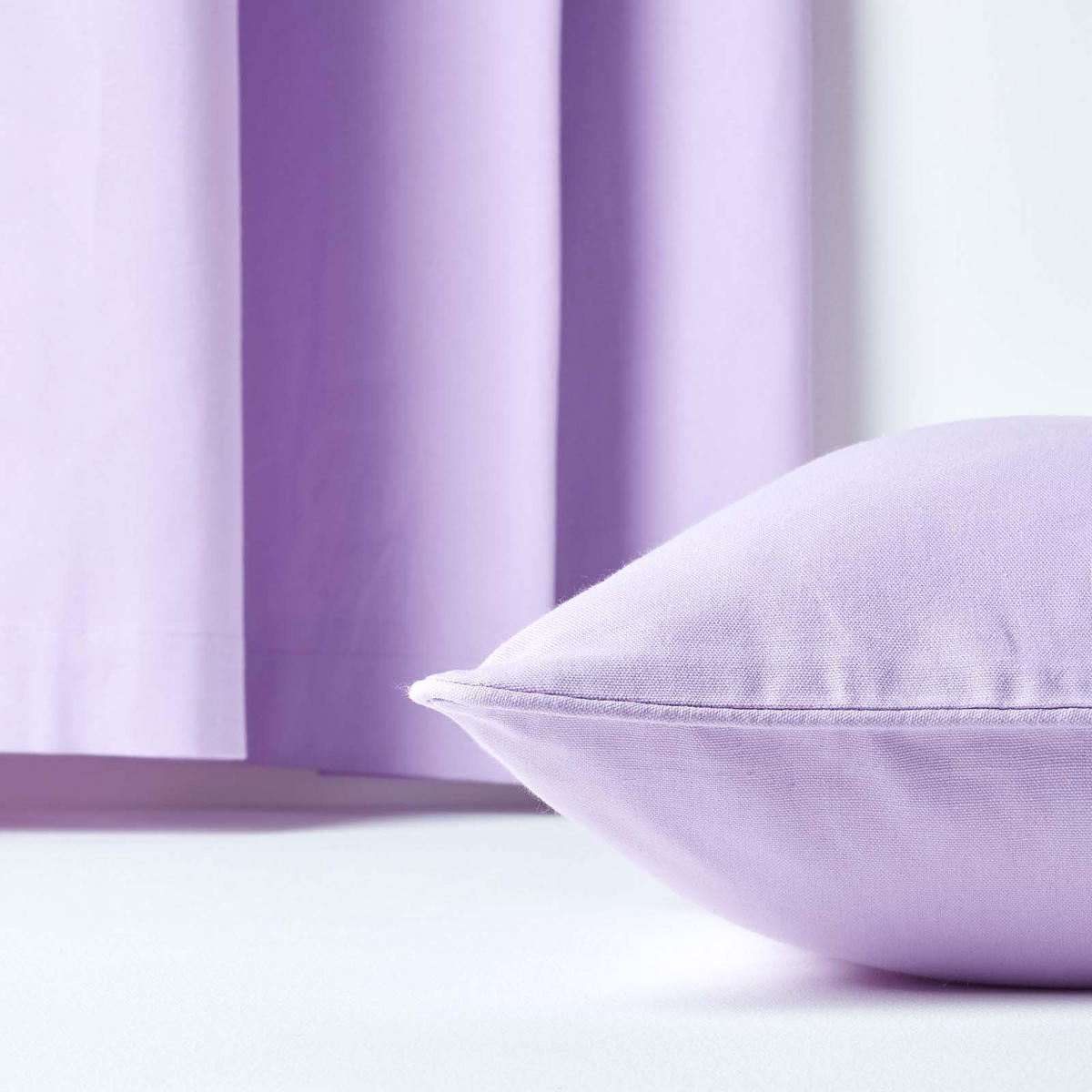 KISSENHÜLLE flieder 45/45 cm, 100% Baumwolle - Flieder, Textil (45/45cm) - Homescapes