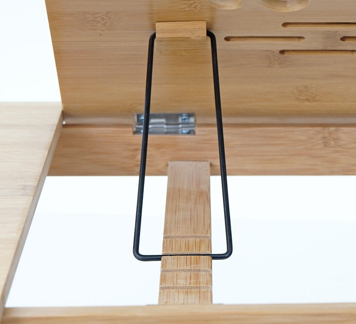 LAPTOPTISCH HxBxT 28x55x35cm Bambus mit Lüftungslöchern faltbar höhenverstellbar - Braun, Holz (35/55/28cm) - PROREGAL