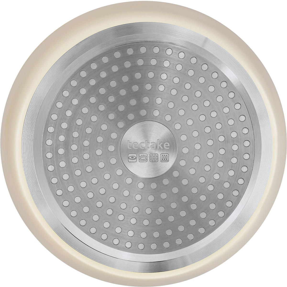 KÜCHENSTARTERSET 40er Set Una/Genua,inklusive Küchenwerkzeugen, Topfschonern und anklemmbaren Griffen,grau/weiß - Weiß/Grau, Keramik (27.5/13/44cm) - tectake