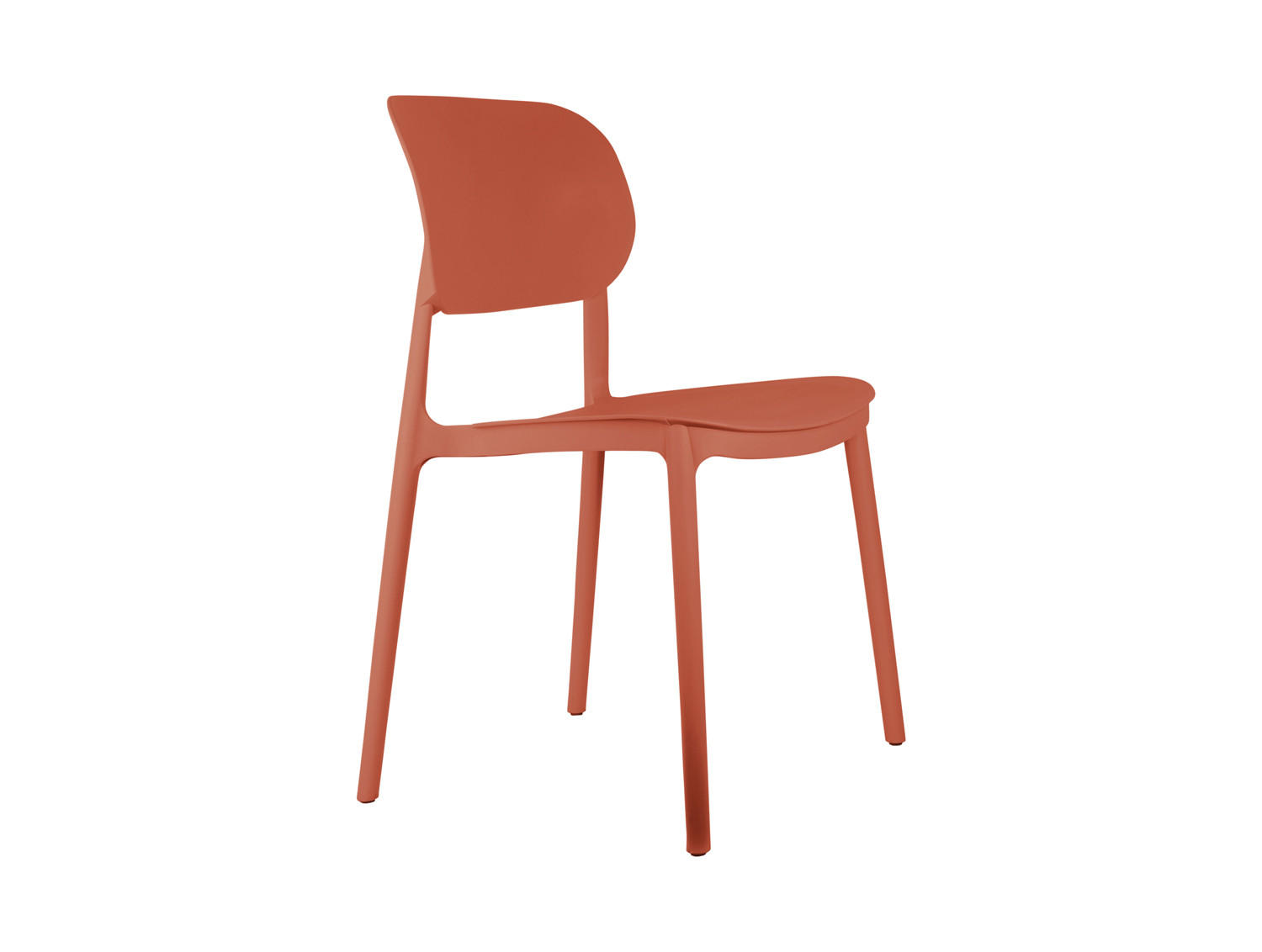 Leitmotiv Esszimmerstuhl Orange 42x81x49 cm
