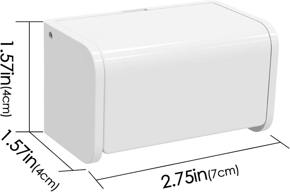 ZAHNBÜRSTENHALTER , Wandmontierter - Weiß, Kunststoff (4/4/7cm) - BELZ