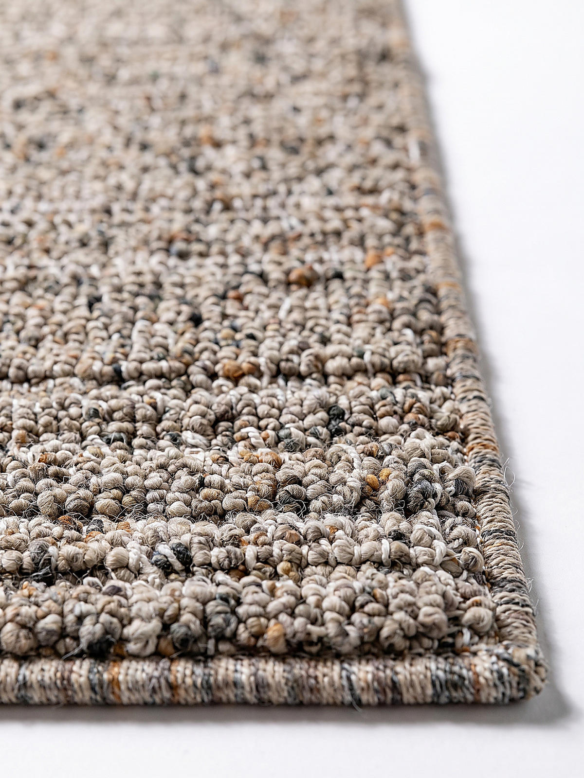TEPPICH Kurzflor BOLLIN, in Greige, Bouclé-Optik, 160 x 230 cm - Beige, Textil (160/230cm) - KADIMA DESIGN