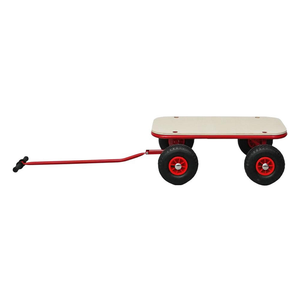 BOLLERWAGEN Bolly 97x95x60cm Traglast 150kg Rot - Rot, Holzwerkstoff (94/97/60cm) - PROREGAL