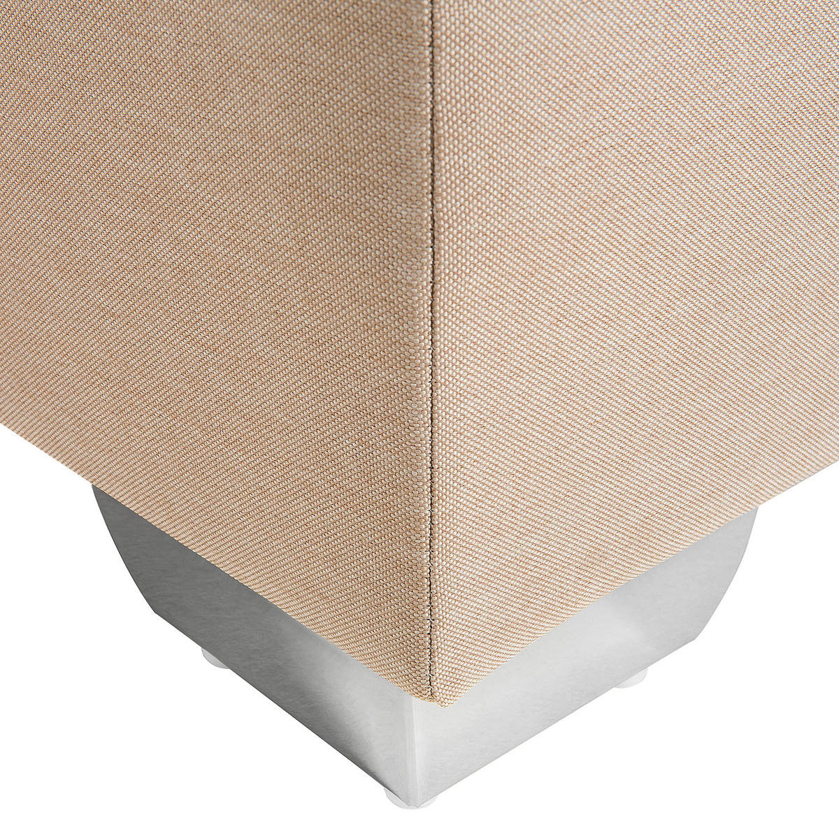 BOXSPRINGBETT 180/200cm Beige President - Beige, Textil (180/200cm) - Beliani