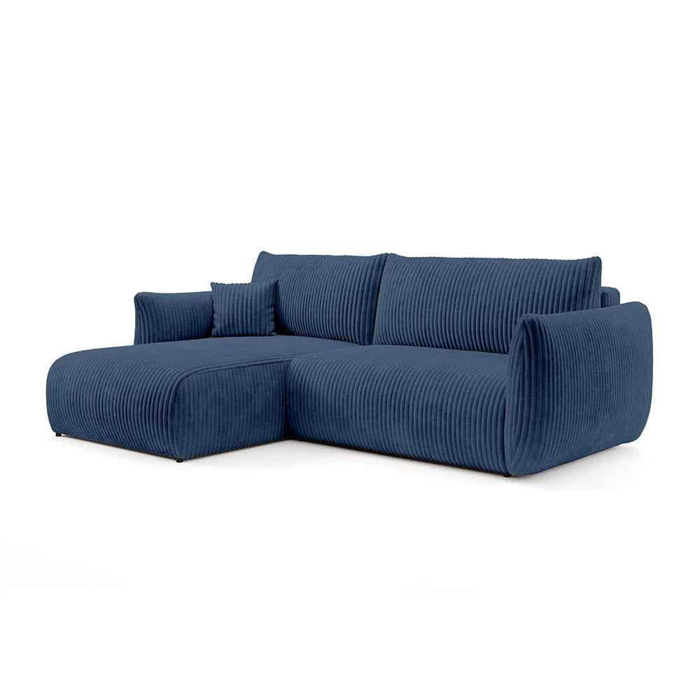 Pillovely Ecksofa Mehrfarbig 257x88x177 cm