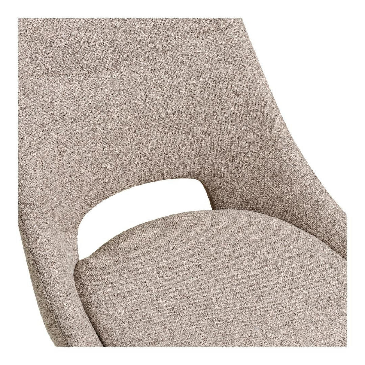ESSZIMMERSTUHL, Beta, Sandfarben, Stoff, 58 x 52 x 88 cm - Sandfarben, Textil/Metall (58/88/52cm) - ebuy24