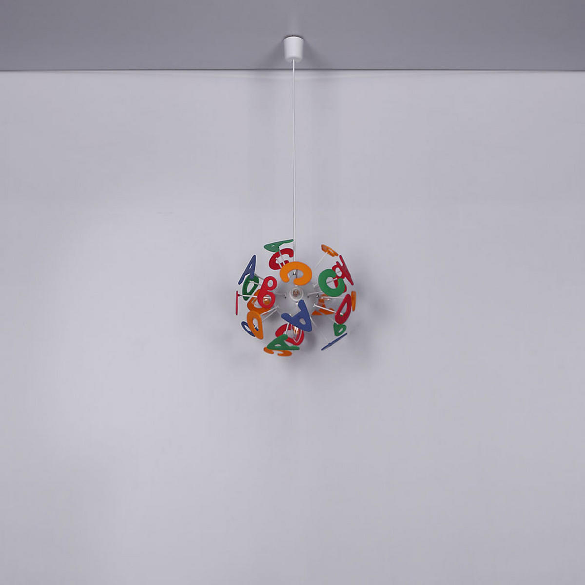 HÄNGELEUCHTE LURRA Bunt - Multicolor, Kunststoff (35/35/120cm) - Globo Lighting