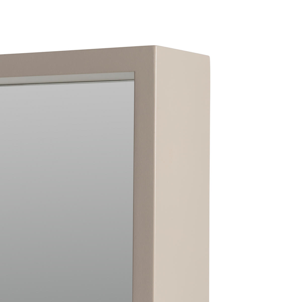 SPIEGEL aus MDF 70/50 cm Taupe NIKO - Taupe, Holzwerkstoff (54/74/8cm) - RNT By Really Nice Things