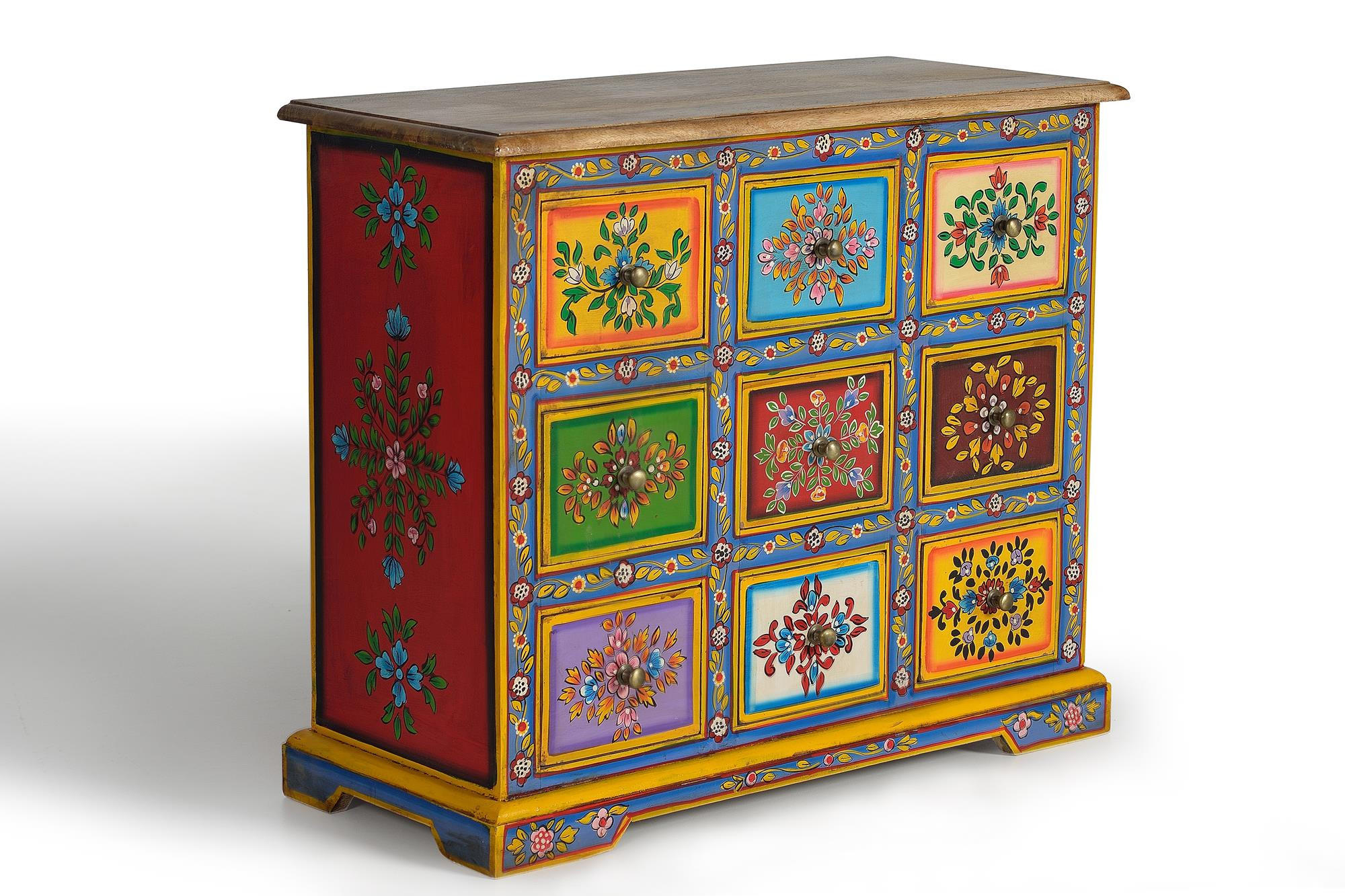 Giner y Colomer Kommode Chrom 70x60x30 cm