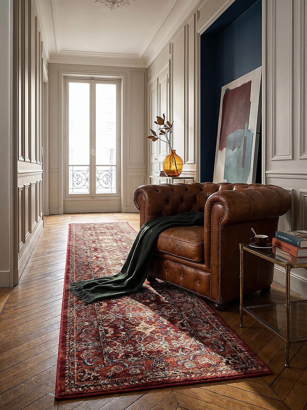 KURZFLORTEPPICH GLAZERT, im Berber-Stil, Rot, 80 x 150 cm - Rot, Textil (150/80cm) - KADIMA DESIGN
