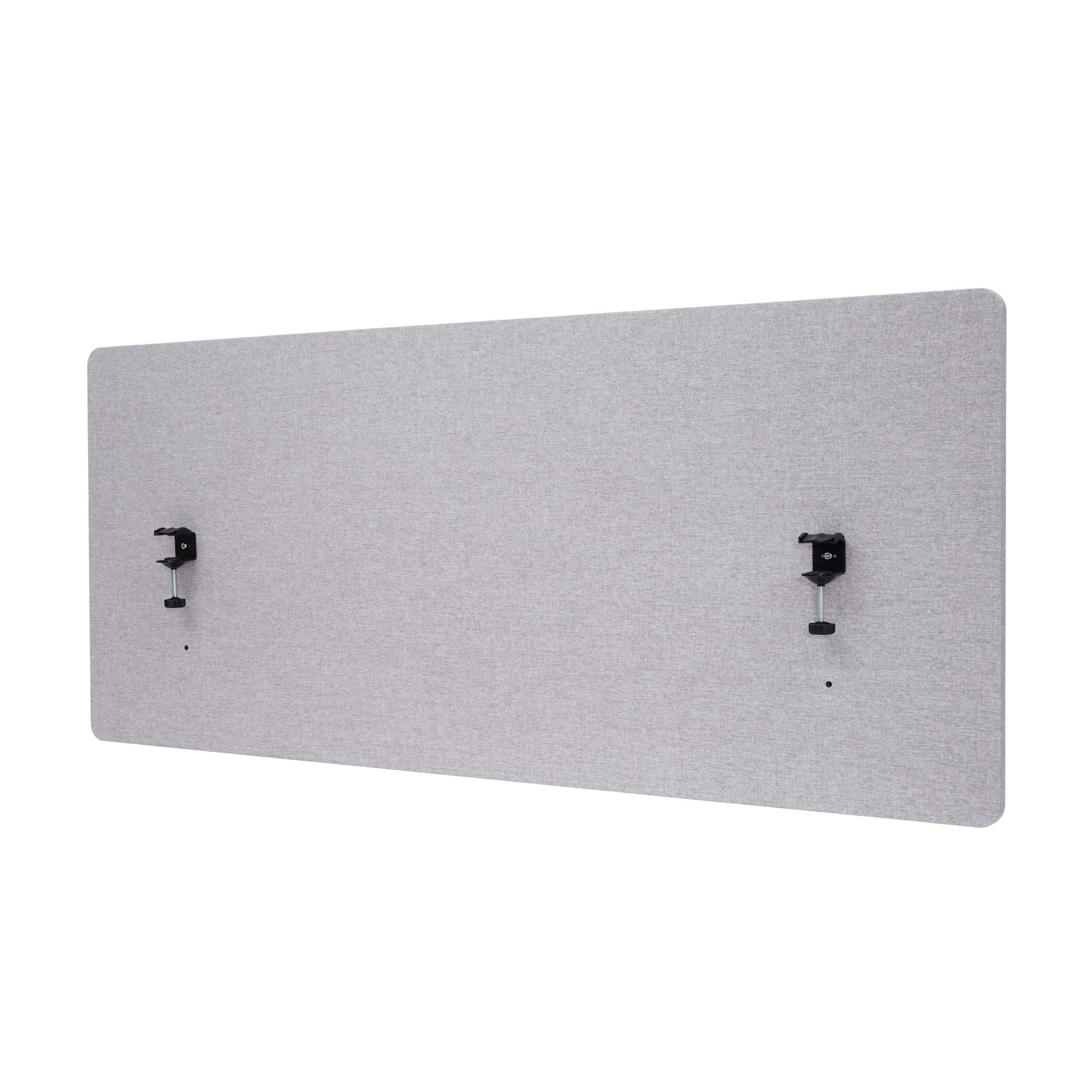 AKUSTIK-TISCHTRENNWAND Grau - Grau, Textil (140/60/2cm) - MCW