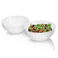 SERVIERSCHALEN SET SUNFORT -2 teilig aus Porzellan - Weiß, Keramik (12cm) - Sänger